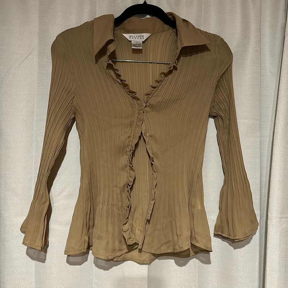 Allison Taylor ruffle blouse